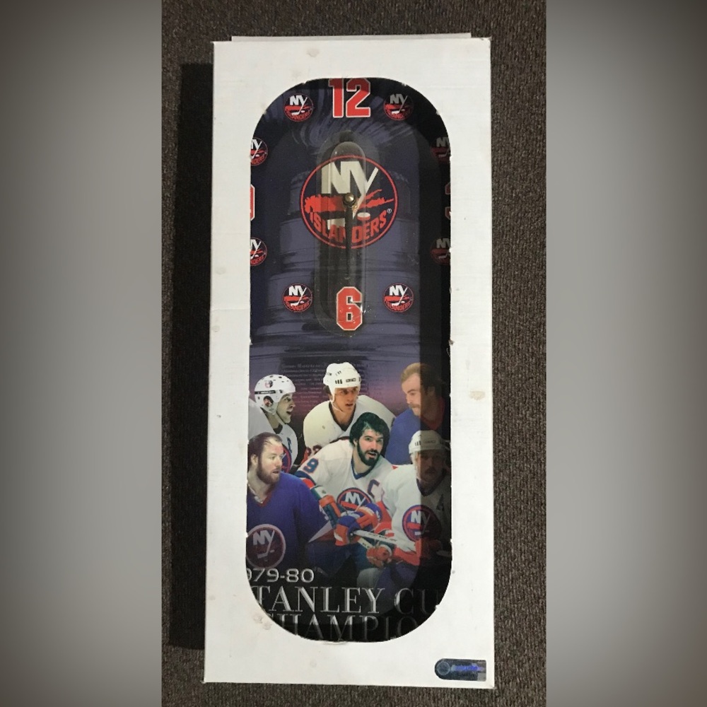 NY Islanders 1979-1980 Stanley Cup Champions Clock